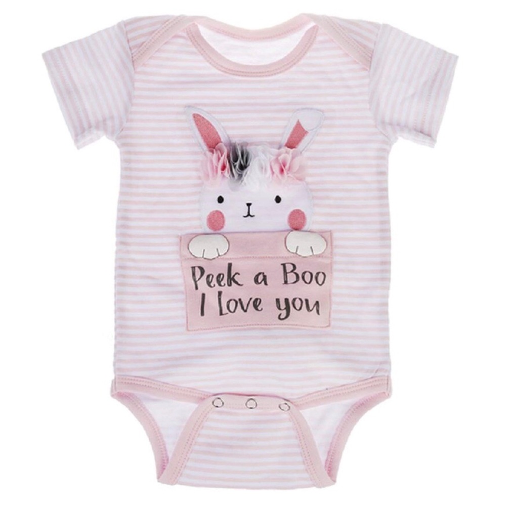 NWOT Baby Ganz ‘Peek A Boo’ Bunny Bodysuit